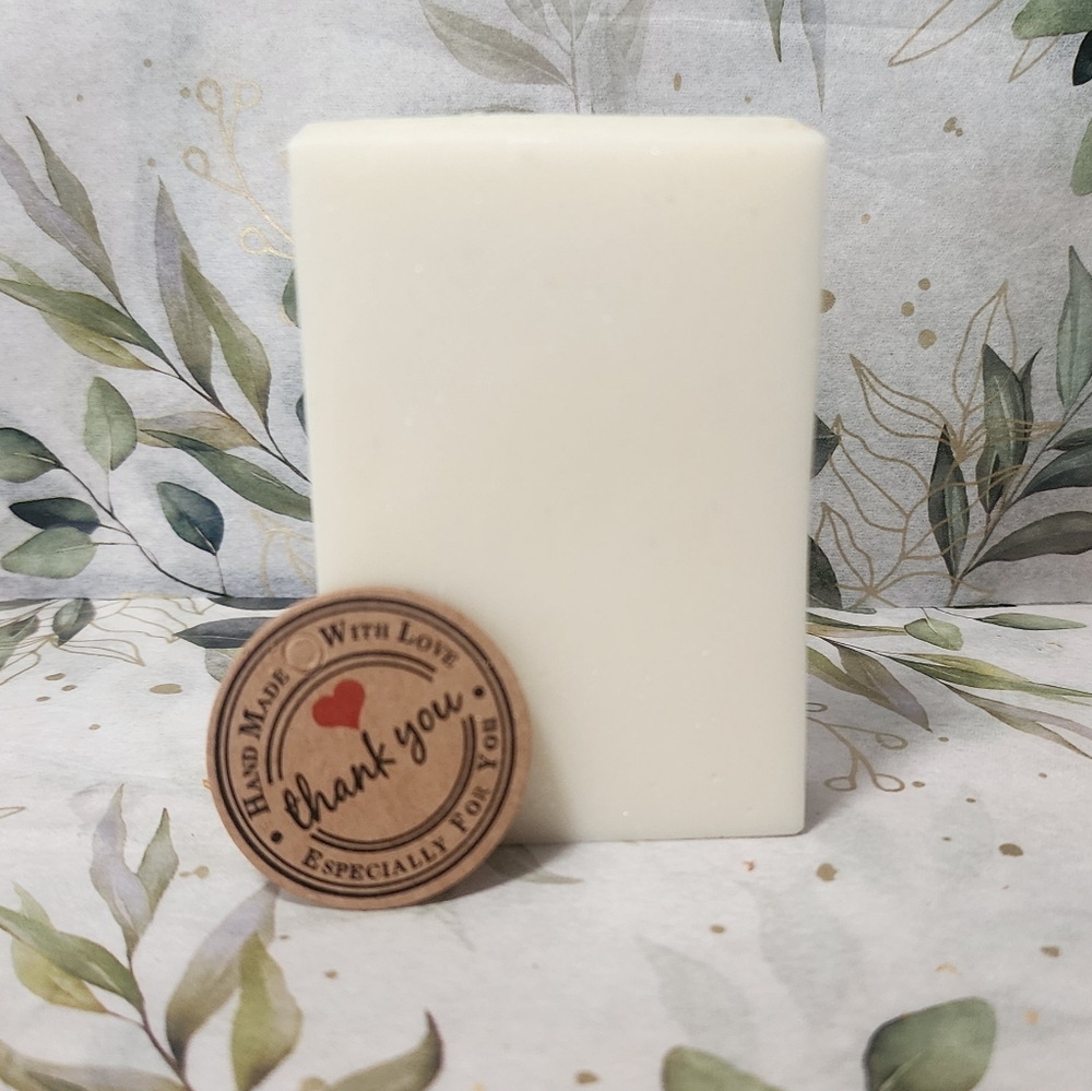 Handcrafted Goats Milk Soap Bar (2-Pack) - Unscented - Gift